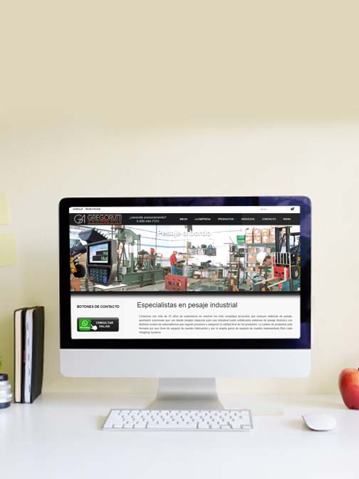 Web site para Gregorutti